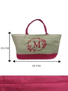 Women Tote Bags - 粉色 - 查看 3