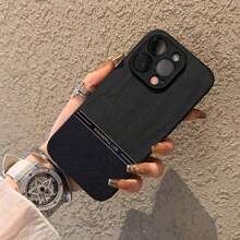 1 Vỏ điện thoại Tpu 2 trong 1 chống rơi màu đen tương thích với iPhone - màu đen - Xem 2