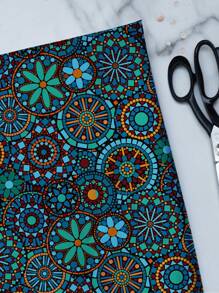 Blue-green Bohemian Style Diy Fabric, Handcraft Material - Multicolor - View 1