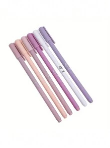 1 Hộp/6 cái Nhanh khô Đen Gel Ink Bút mực , 0.5mm Tốt Điểm , Trơn tru Viết - Nhiều màu - Xem 8