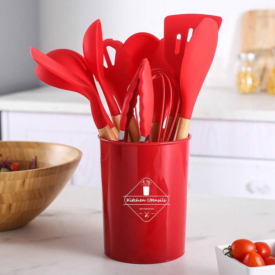 KITCHEN UTENSILIOS SET - Rojo - Ver 1