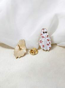 2入組/套搞笑萬聖節派對胸針別針合適的適用於日常穿著