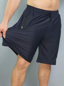 Men Shorts - Màu xanh hải quân - Xem 2
