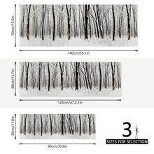 1pc, No Frame, Horizontal Large Size Canvas Wall Art For Bed Headboard Decoration, Home Decor, Living Room Wall Decor, Bedroom, Entrance, Office, Printed With Micro-jet Technology On Canvas Material, Ideal As A Gift With Clear And Freely Matchable Pictures, Oil Paint Artistic Technology, No Smell, 3 Sizes Available - 11 Quiet woods after snow - View 4