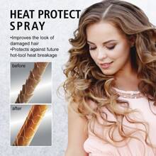 Spray De Proteção Térmica Para Cabelos, Nutritivo E Hidratante, Resistente Ao Calor, Sem Enxágue, Adequado Para Cachear Ou Alisar Os Cabelos - Branco - Visão 4