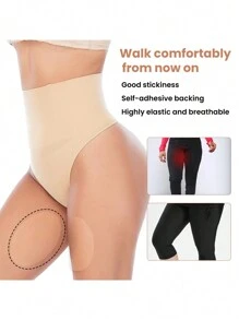 1 Pieza Protector Invisible De Muslo, Manga Elástica Anti-rozadura Para Pierna, Protector De Rodilla Y Pantorrilla - Amarillo - Ver 4