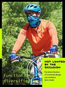 Sun Protective Anti UV 1pc Outdoor Cycling Headgear Windproof Sunscreen Sandproof Face Mask, Providing Good Protection For Cycling, Hiking, Skiing, Etc. Ski Mask,Suitable For Cycling,Riding Motorcycle And Skiing - Multicolor - View 7