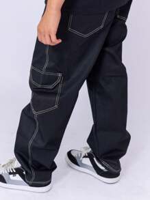 Men Pants - Black - View 2