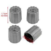 20/50入組輪胎氣閥塵蓋幹線帽-通用塑料輪胎帽,適用於自行車,汽車,卡車,摩托車等車輛 - 灰色 - 查看 10