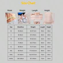 Sports Outdoor 1pc Black Tummy Control Belt Shapewear Waist Trainer Corset Shapewear Shorts Gym Accessories For Belly Slimming Girdles, Lumbar Girdles For Belly Slimming Corset - Black - View 5