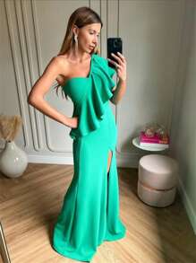 Women Dresses - Green - View 1