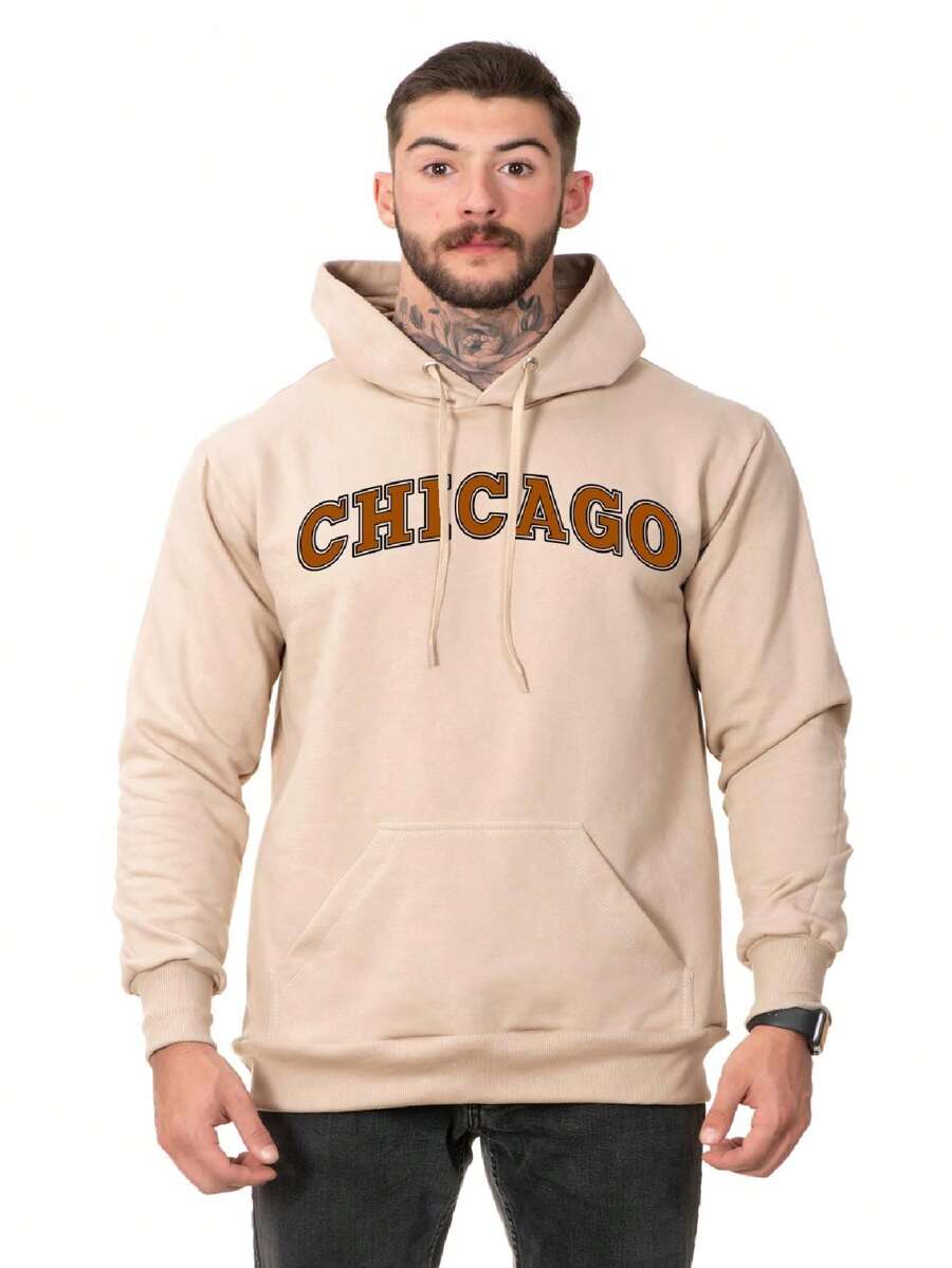 Men Sweatshirts - Màu be - Xem 1