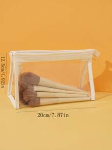 透明化妝刷包 - 無色 - 查看 7