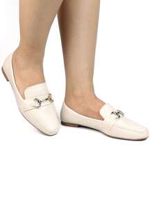 Women Flats - 白色 - 查看 2