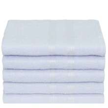 KIT 4 Toalhas de algodão Branca linha Hotel, Salão de beleza, SPA, Academia
