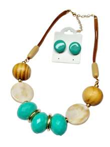 Chain Necklaces - Turquoise - View 1