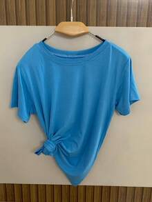 Women T-Shirts - 玫紅色 - 查看 2