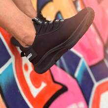 Tenis Masculino Para Treinar Produto Original Dm Damando - Preto - Visão 2