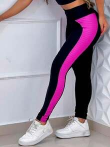 Women Sports Pants - 紫色 - 查看 2