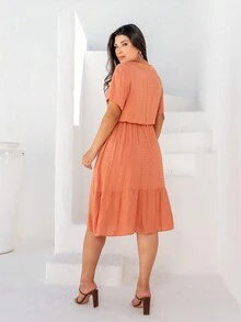 Plus Size Dresses - Naranja - Ver 5