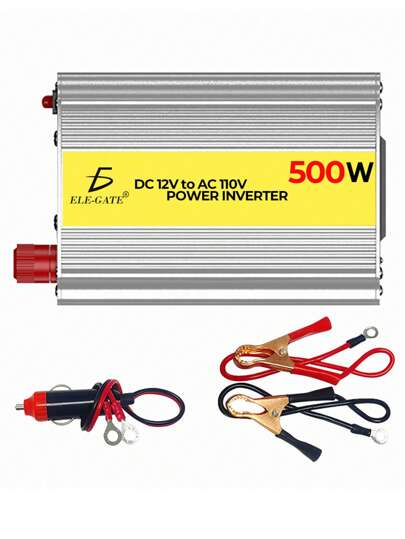 Inversor Voltaje CH.60.500W Con Cargador Ups Volta 12vdc/110vac 500w ELE-GATE