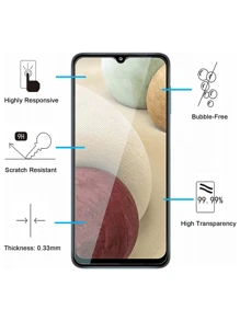 2入組聚酯纖維玻璃屏幕保護貼適用於三星/華為手機 - 2片裝 - 查看 3