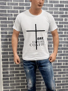 Men T-Shirts - trắng - Xem 1