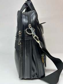 Men Briefcase - Black - View 2
