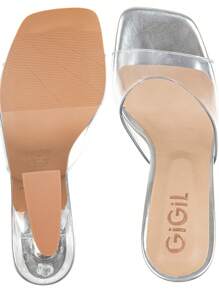 GiGiL Women Heeled Sandals - Plateado - Ver 4