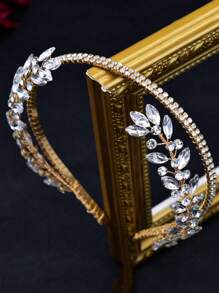 1頭級水晶新娘頭飾,頭帶,髮夾,梳子,髮針,婚紗造型裝飾,皇家款式