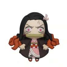 1入組 Slayer系列1官方授權盲盒神秘盒3d泡沫收集袋夾,驚喜人物玩偶鑰鏈鑰匙圈隨機一個人物追逐炭治郎竈門、禰豆子、胡蝶忍、義勇鬼、冨岡義勇、我妻善逸瞎子 - 紅白色 - 查看 9