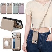 Phone Case Lanyard Phone Case Phone Case Protector With Mirror Anti-Drop And Dirty Exclusive Design Fashion Phone Case Suitable For IPhone6/7/8/SE2/SE3/11/12/13/14/15/16 Pro ,16 Promax