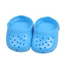 Sandalias Para Mascotas Zapatos Para Perros Para Cahorros Pequeños, Zapatillas Transpirables Con Agujero De Playa De Verano Para Perros, Accesorios De Muñeca De 18 Pulgadas - Azul - Ver 3