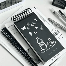 Student Checklist Notebook - Black - View 1