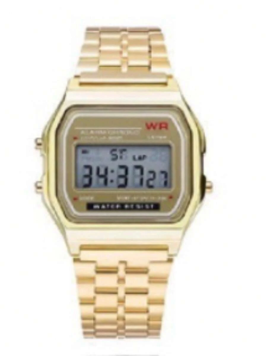 Women's Digital Watches - Gold - View 1
