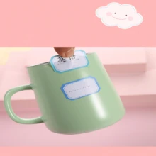 White 1/2 Horizontal Sticker For Name, Classification, Reminder, All-purpose, For School/company/office Use - White - View 4