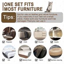 防貓抓家具保護膜,防貓抓膠帶,貓角沙發保護膜,雙面沙發防抓膠帶,貓黏爪子,貓咪訓練膠帶 - 無色 - 查看 3