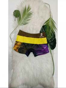 Men Swim Shorts - 黃色 - 查看 1