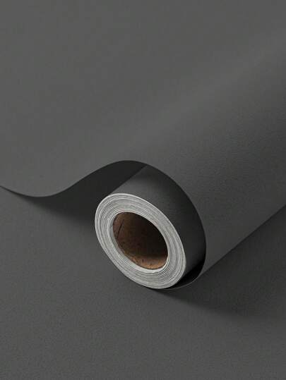 Roll Self Adhesive Wallpaper In Dark Grijs Imitation Diatom Mud Effen Bedroom Living Room, Seamless Splicing Wand Sticker, Renovation Stickers Peel Panels, Paper, Wallpapers, ation Items Refresh Your Home, Rama Birthday Graduation view 2