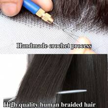 13x4前蕾絲假髮人類頭髮自然黑色長款直發24英寸()預拔毛中間部分透明蕾絲假髮,合適的適用於日常穿著適合女士 - 黑色 - 查看 6