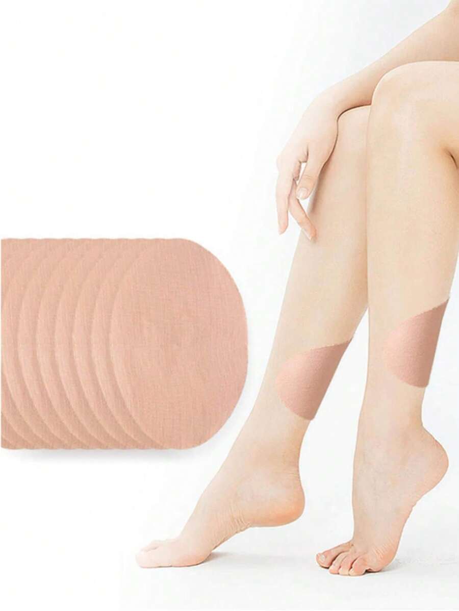 1 Pieza Protector Invisible De Muslo, Manga Elástica Anti-rozadura Para Pierna, Protector De Rodilla Y Pantorrilla - Amarillo - Ver 1