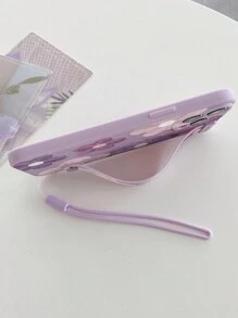 Summer Phone Case Spring Daisy 1pc Tpu Wristband Printed Mobile Phone Protective Case, With Support Function, Including Hand Strap, Compatible With Apple: Iphone 7/8/11/12/13/14/Pro/Max/Plus/X/Xr/Xs Max/Se2; Compatible With Samsung: Galaxy A03s/A03core/A04/A12/A13/A14/A21s/A22/A23/A32/A33/A34/A50/A51/A52/A53/A54/A71/A72/A73/S20fe/S21/S21plus/S21ultra/S22/S22plus/S22ultra; Compatible With Xiaomi/Redmi: Redmi 9/9a/9c/10/10a/10c/Note9/Note9pro/Note9s/Note10/Note11/Note12/K30/K30pro/K40/K50/K60. - Multicolor - View 4