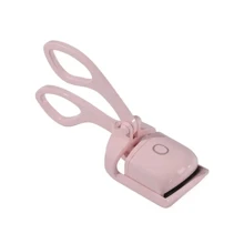 Draagbare, oplaadbare en verwarmde wimperkruller met USB-aansluiting, natuurlijke, langdurige krul, compact en handig ontwerp voor vrouwen, geschikt voor thuis- en reisgebruik, eenvoudige en moeiteloze manier om prachtige wimpers te krijgen. Nieuwjaarscadeau voor thuisgebruik of reisaccessoires.