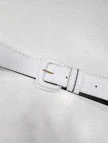 Fahion 女士腰帶 Vintage 女士夏季禮物 - 白色 - 查看 3