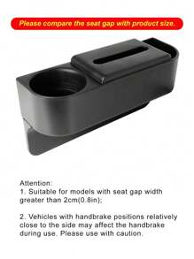 Hộp đựng đồ 3 trong 1 ghế ô tô - màu đen - Xem 5