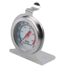 Termômetro de Forno Inox Analógico Culinário Até 300° A Gás E Elétrico Perfeito Para Churrasco Costela Pizzaria - Tamanho Único - Visão 4