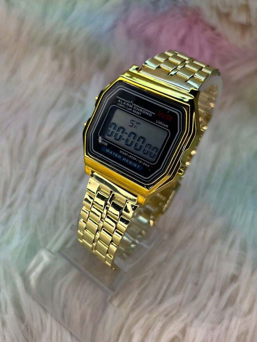 Women's Digital Watches - Yellow - View 1