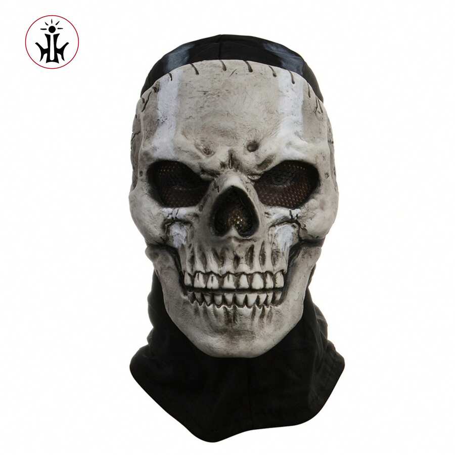 Máscara De Calavera De Halloween - Escribe un - Ver 1