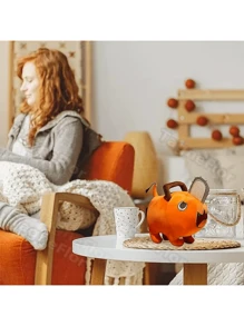 Peluche Pochita Hombre Motosierra Suave Al Tacto Muñeco - Naranja - Ver 4