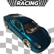 Carrinho de Controle Remoto Carro Ferrari Perfect + 3 Pihas + 1 Bateria - Azul - Visão 3